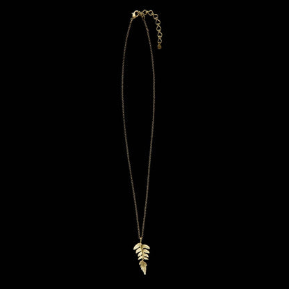 Fern Pendant on Chain - 18" Adj.