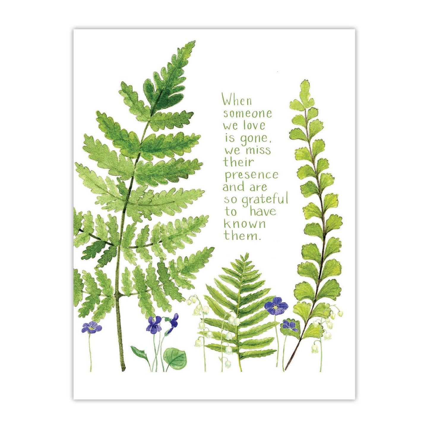 Sympathy Card - Botanical Empathy Greeting Card