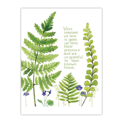 Sympathy Card - Botanical Empathy Greeting Card