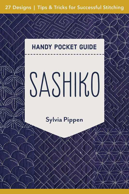 Sashiko Handy Pocket Guide by Sylvia Pippen