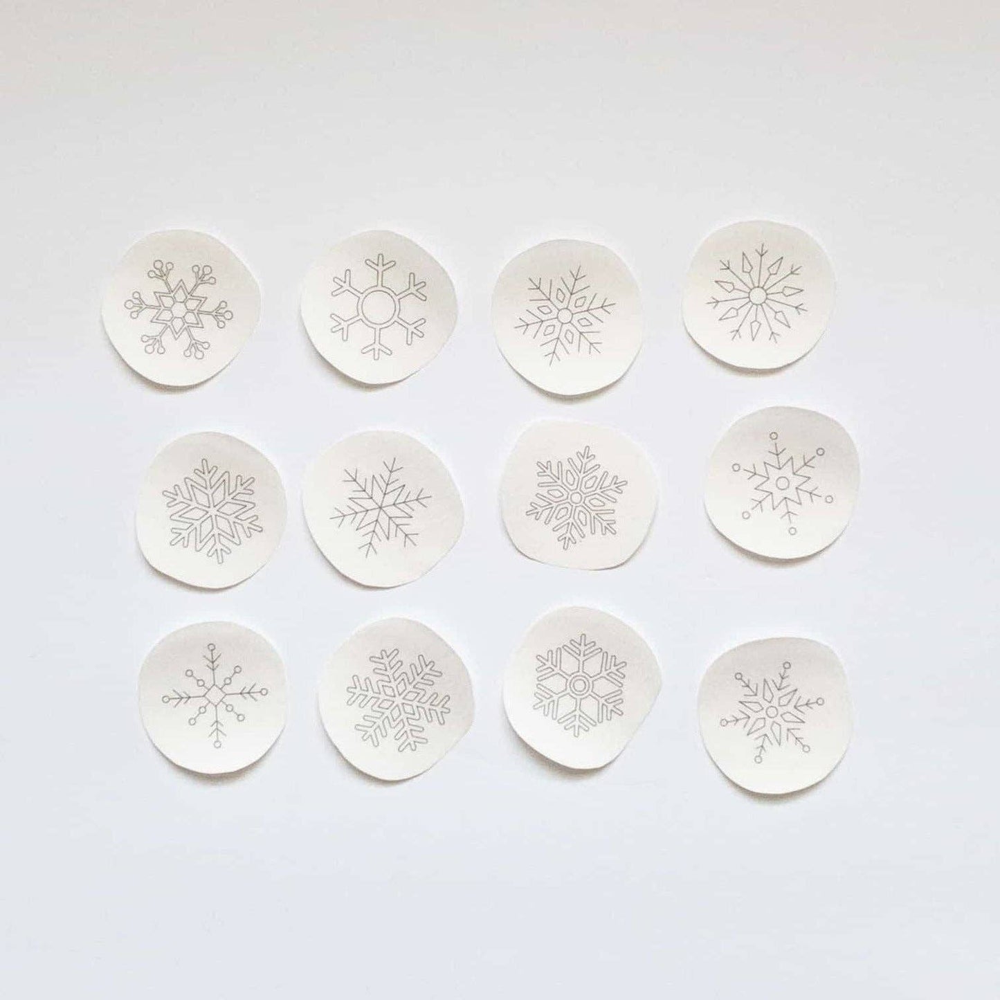 Stick and Stitch Snowflake Embroidery Patterns