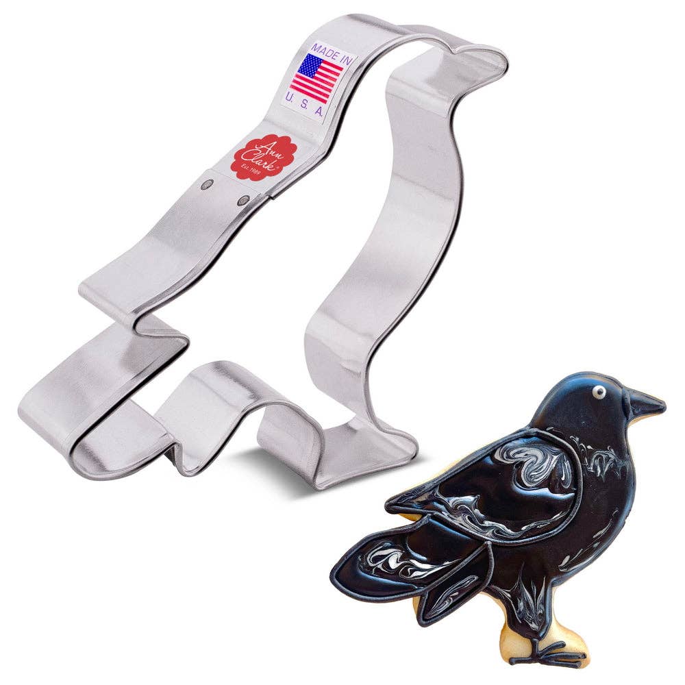 Crow Cookie Cutter, 4.15"