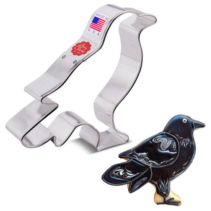 Crow Cookie Cutter, 4.15"