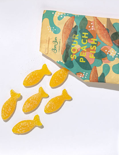 Sour Peach Fish - Swedish Candy 5.2oz (150g)