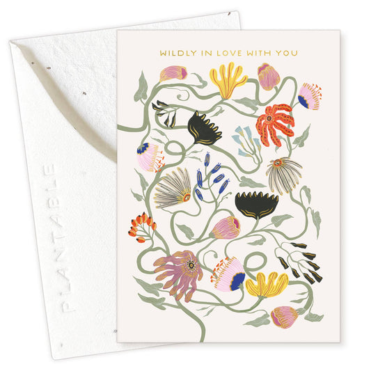 Wildly In Love Sprout - Love + Friendship Mini Greeting Card