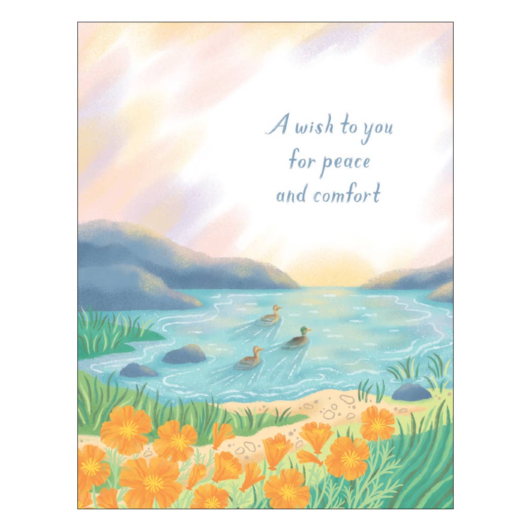 Sunset Sympathy Card