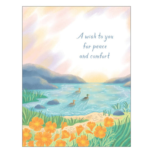 Sunset Sympathy Card