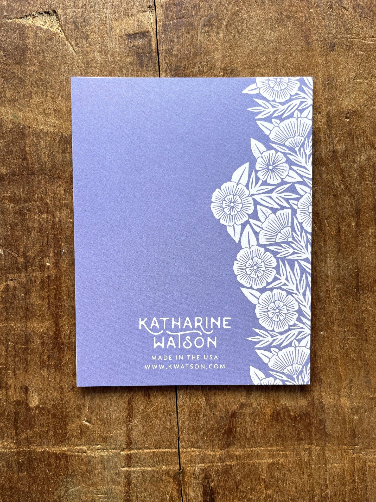 "Happy Birthday," Greeting Card