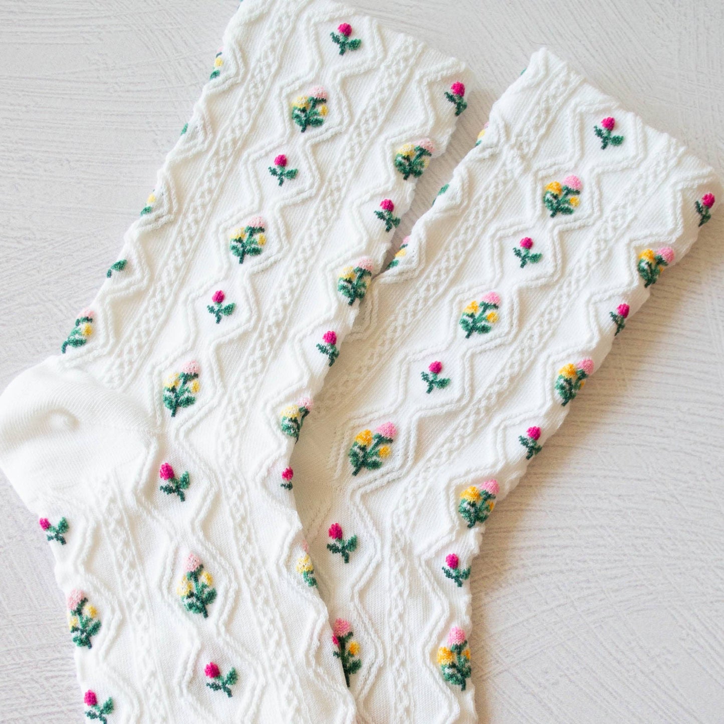 Romantic Floral Casual Socks