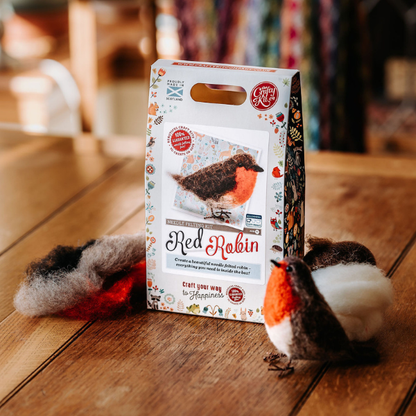 British Birds Red Robin Needle Felting Craft Kit