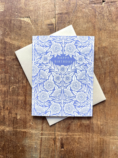 "Happy Birthday," Greeting Card