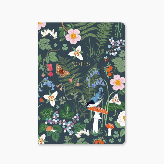 WOODLAND | SOFT-COVER NOTEBOOK (grid)