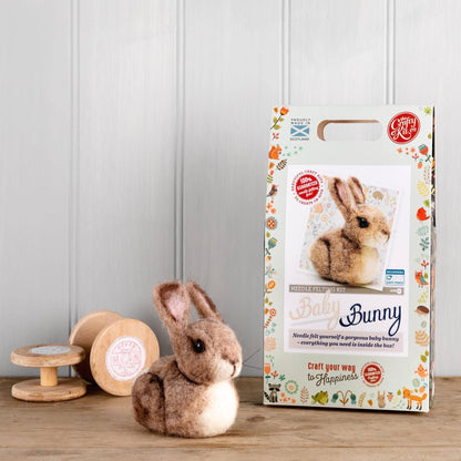 Baby Bunny Needle Felting Craft Kit