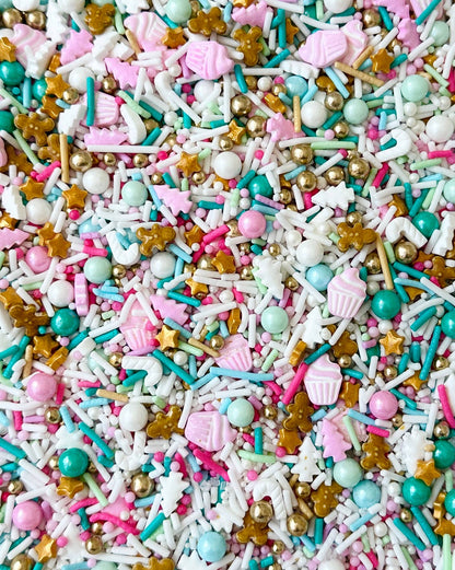 NUTCRACKER SWEET SPRINKLE MEDLEY DELUXE 3.5oz/100g Bottle