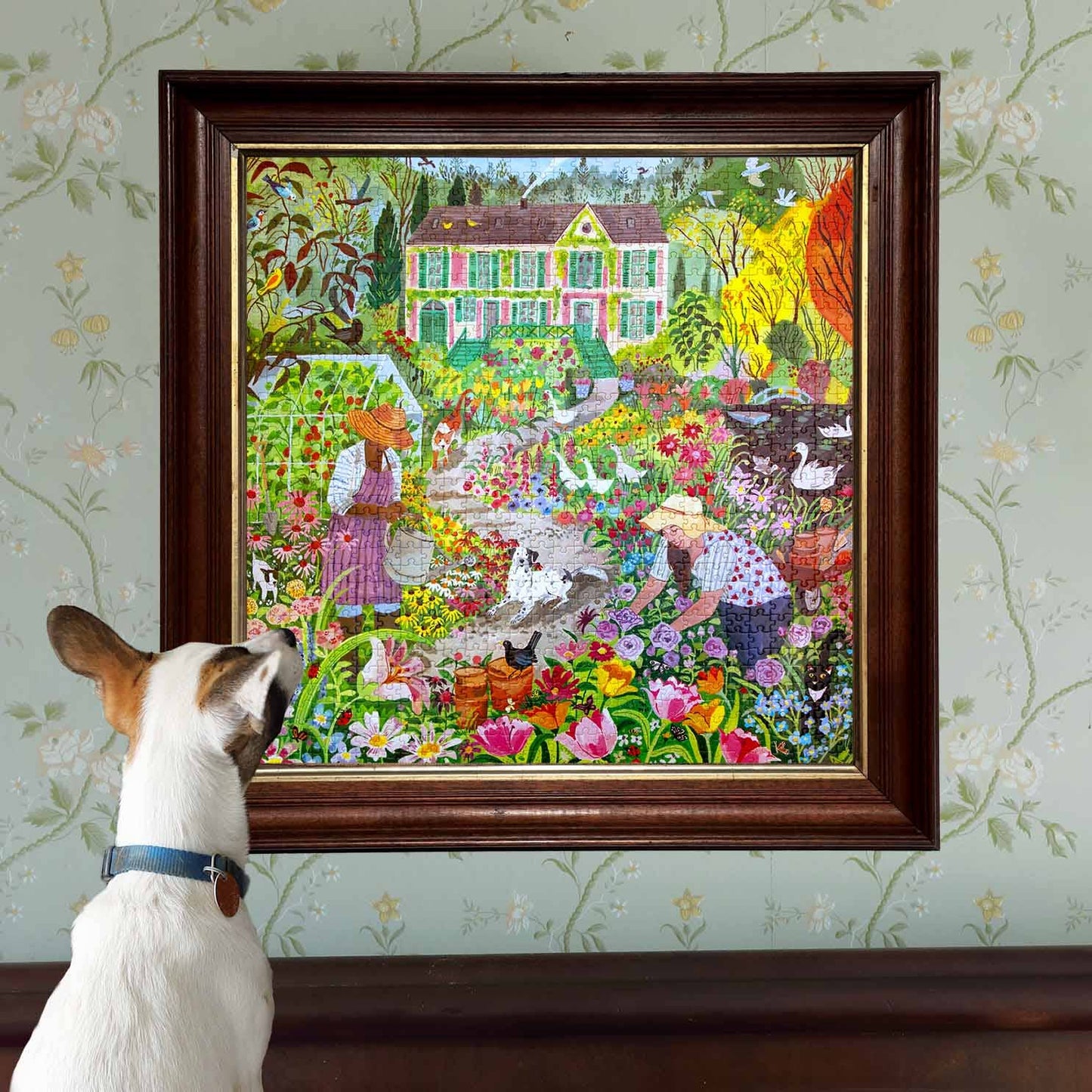 French Flower Garden 1000 Piece Puzzle