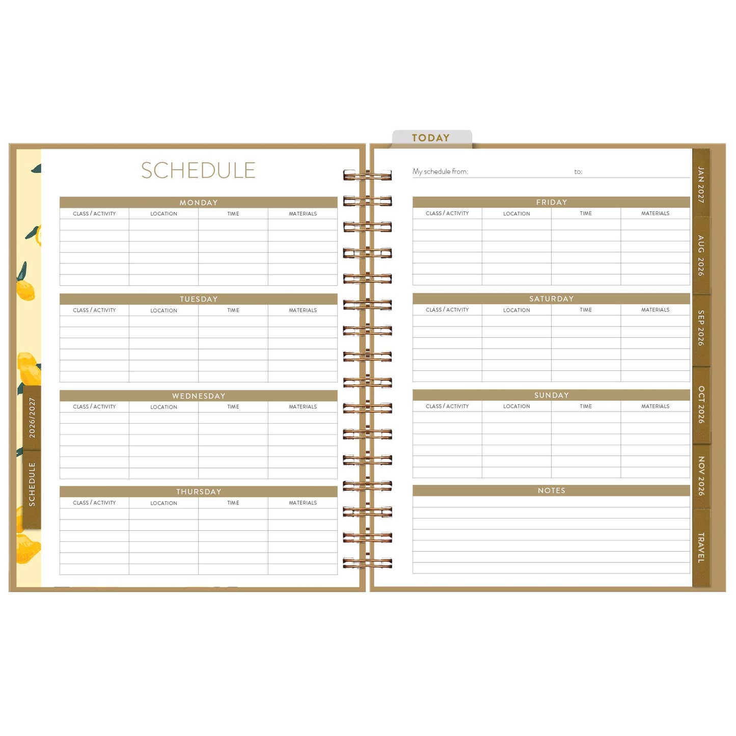 2026-2027 Lemon Drops Seedlings 17 Month Planner