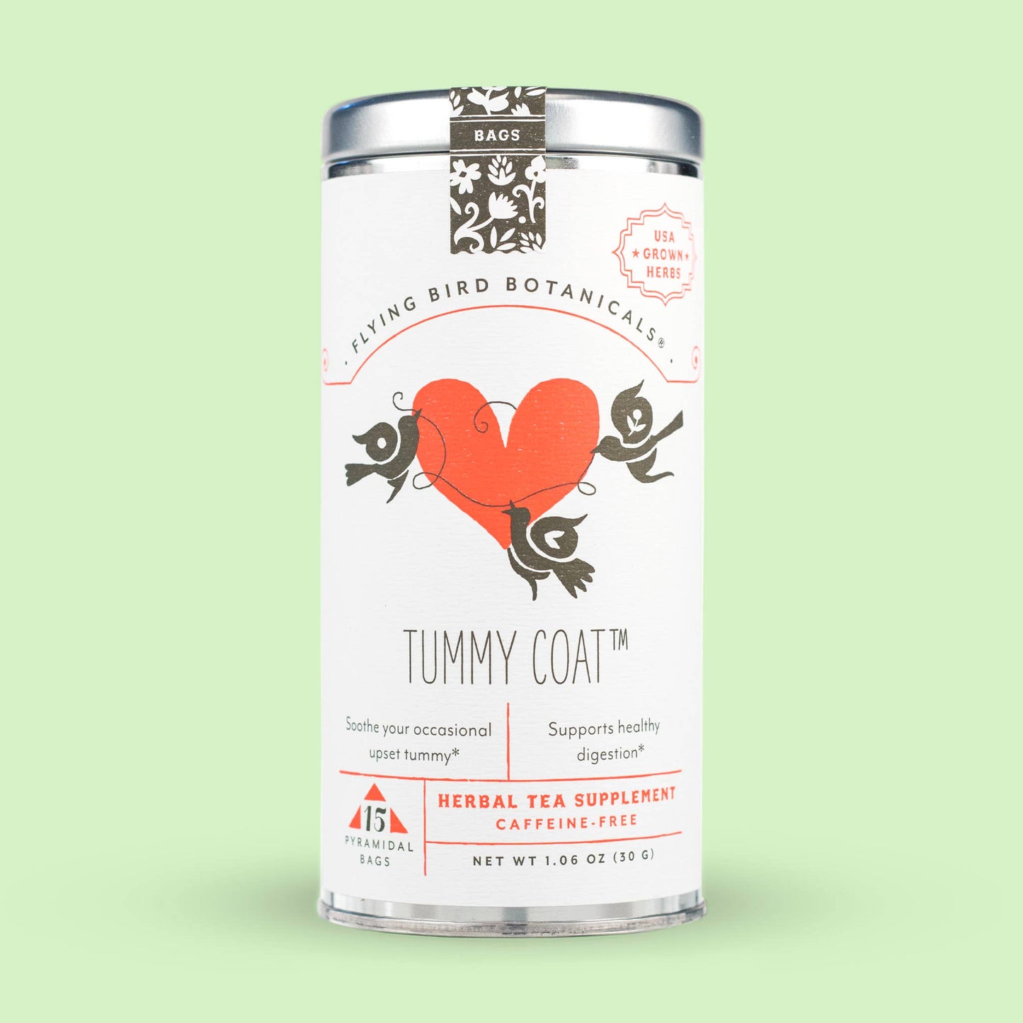 Tummy Coat – 15 Tea Bag Tin