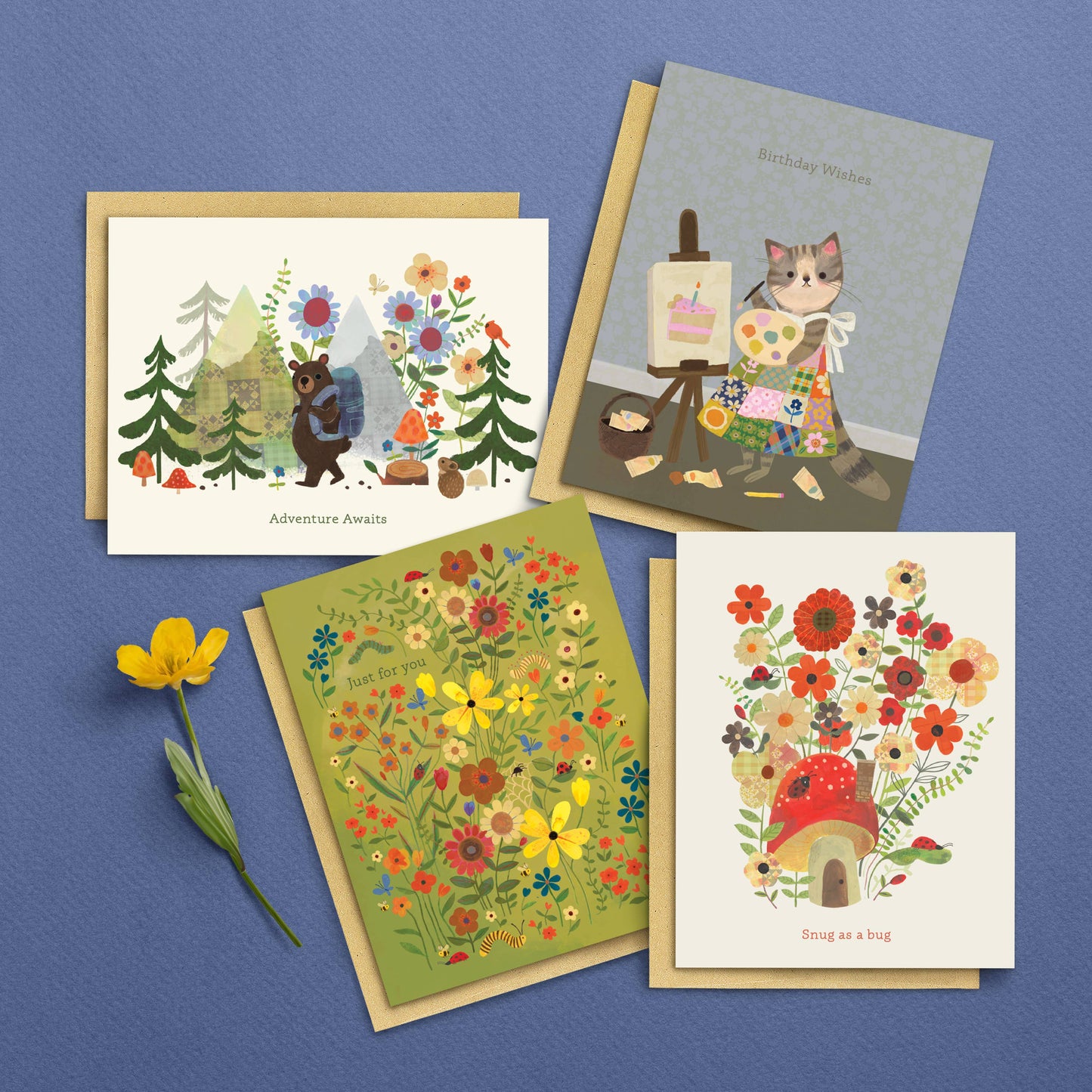 Hiking Bear Birthday Card