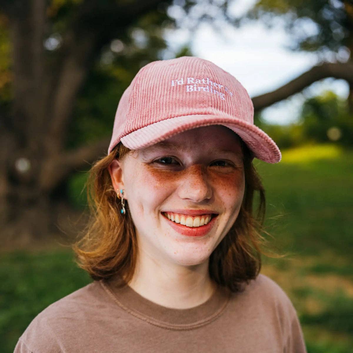 I'd Rather Be Birding Corduroy Hat
