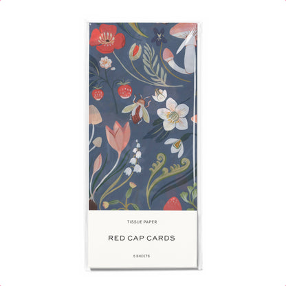 Forest Blue tissue paper