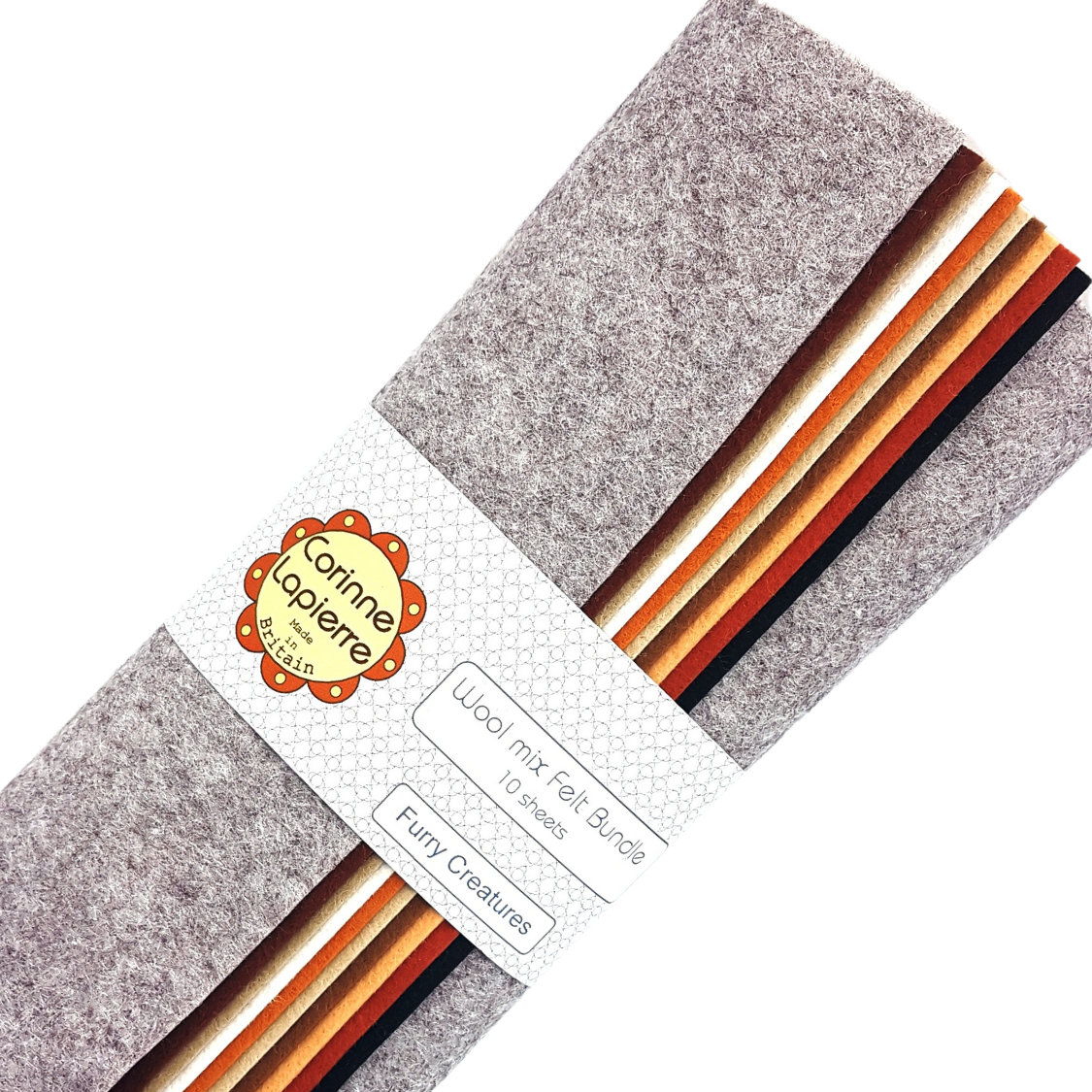 Felt Bundle of 10 Sheets - 12 themes
