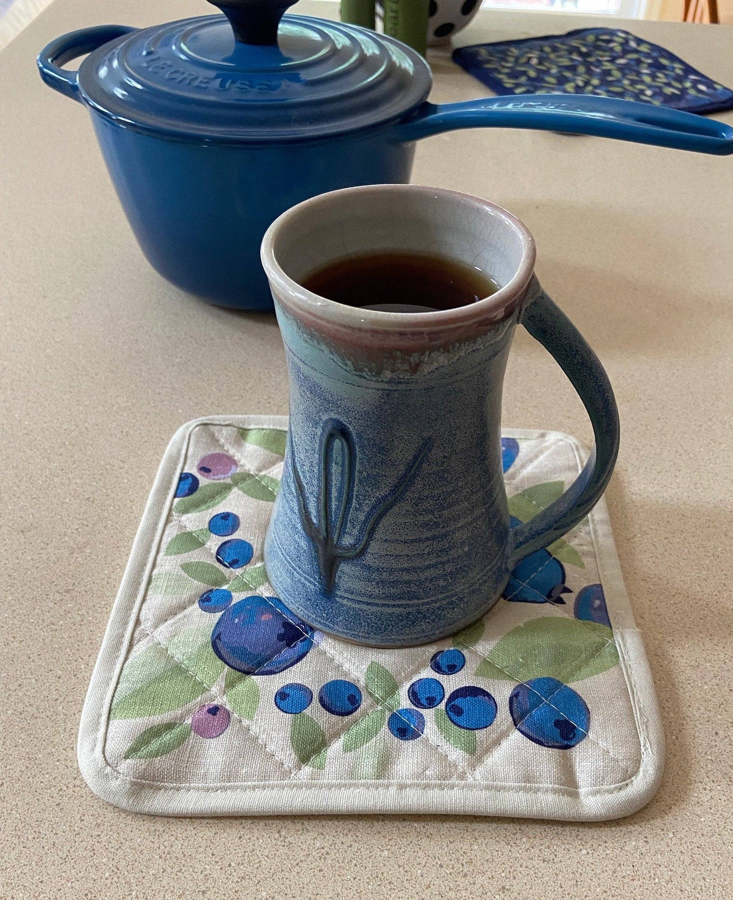 Very Berry Blueberry Pot Holder