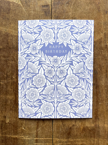 "Happy Birthday," Greeting Card