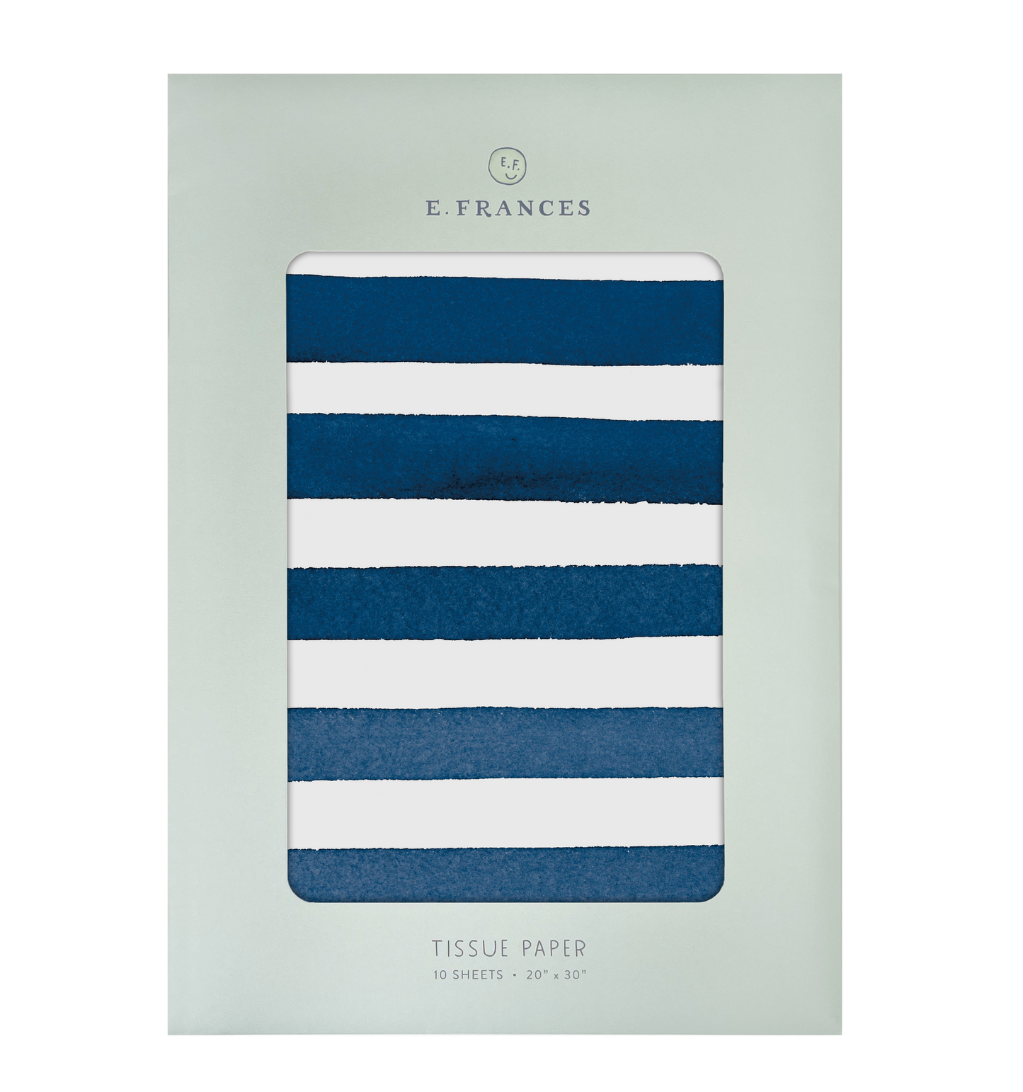 Navy Stripe Tissue Paper | Gift Wrap