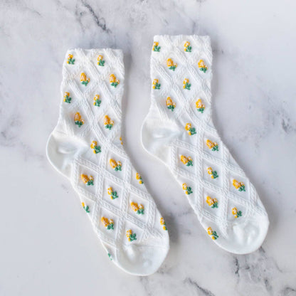 Floral Casual Socks