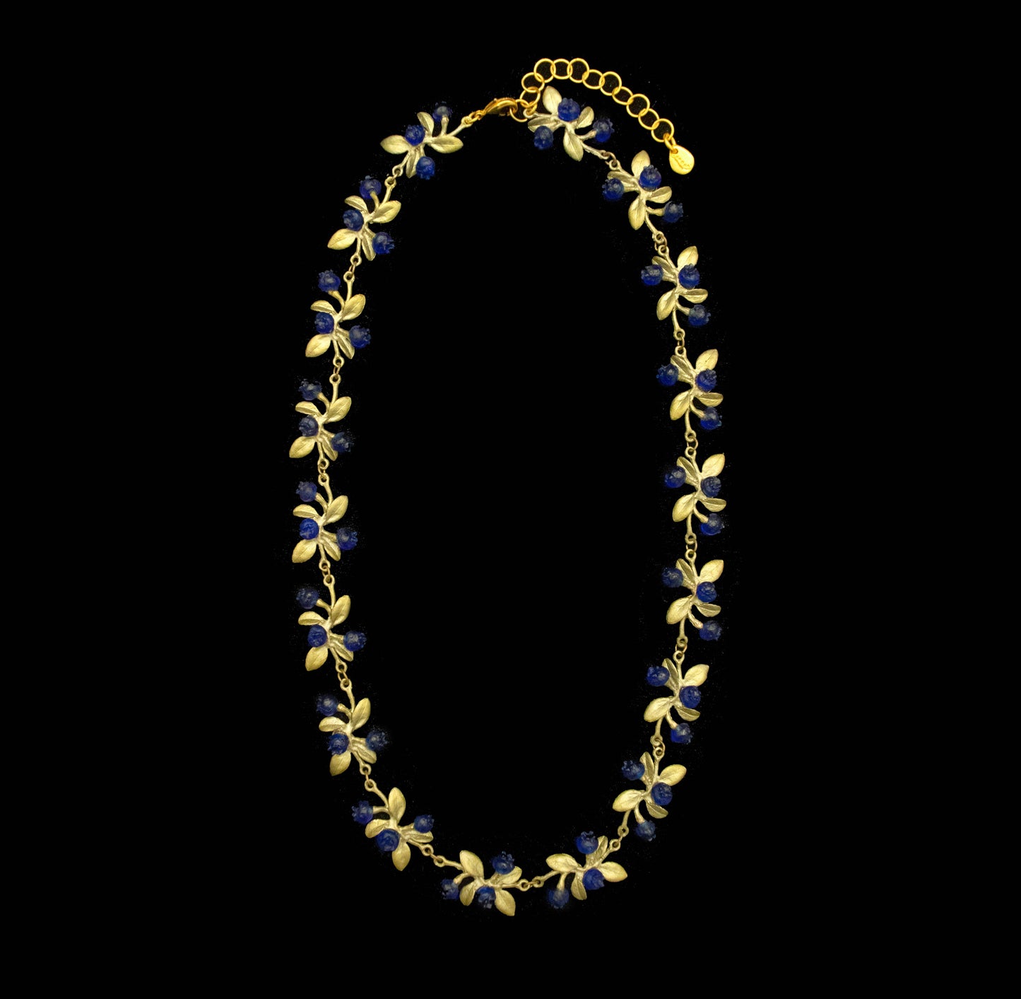 Petite Blueberry All Around Necklace - 16" Adj.