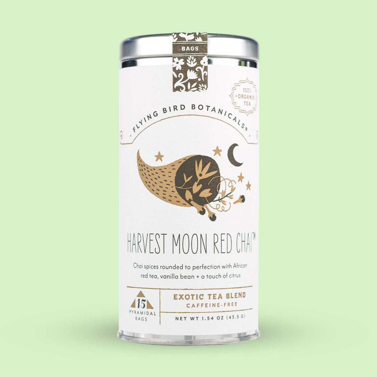 Harvest Moon Red Chai  – 15 Tea Bag Tin