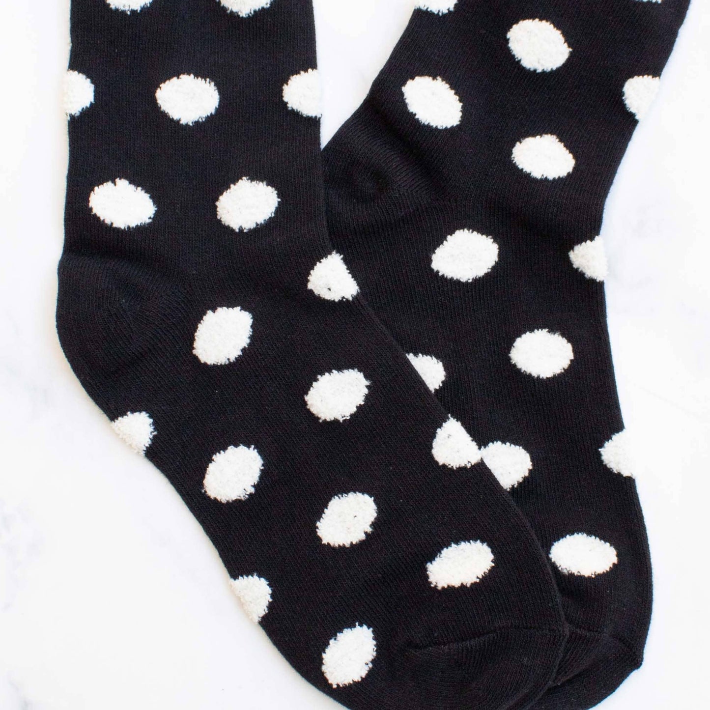 Women's Polka Dots Puff Casual Socks