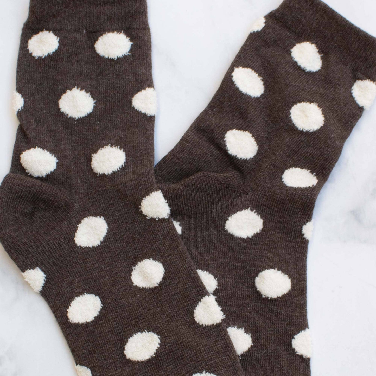 Women's Polka Dots Puff Casual Socks