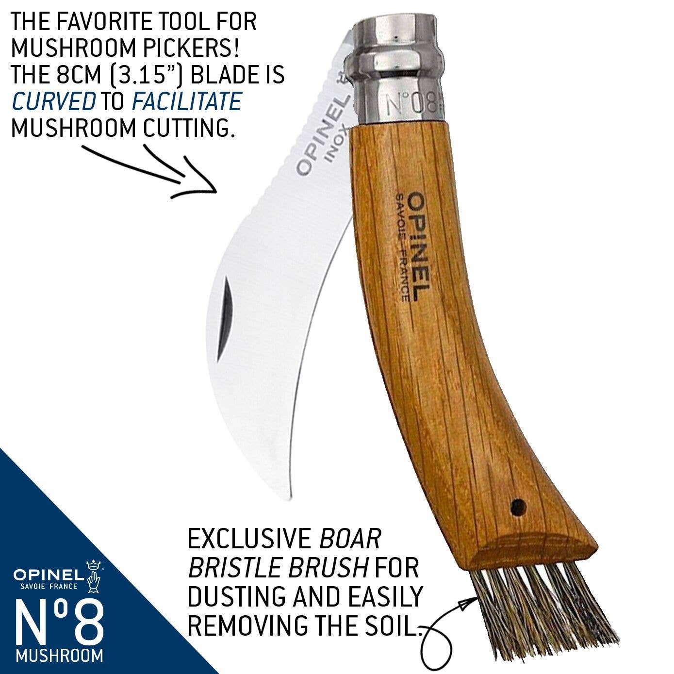 No.8 Mushroom Oak + Sheath Gift Box - Pack of 4