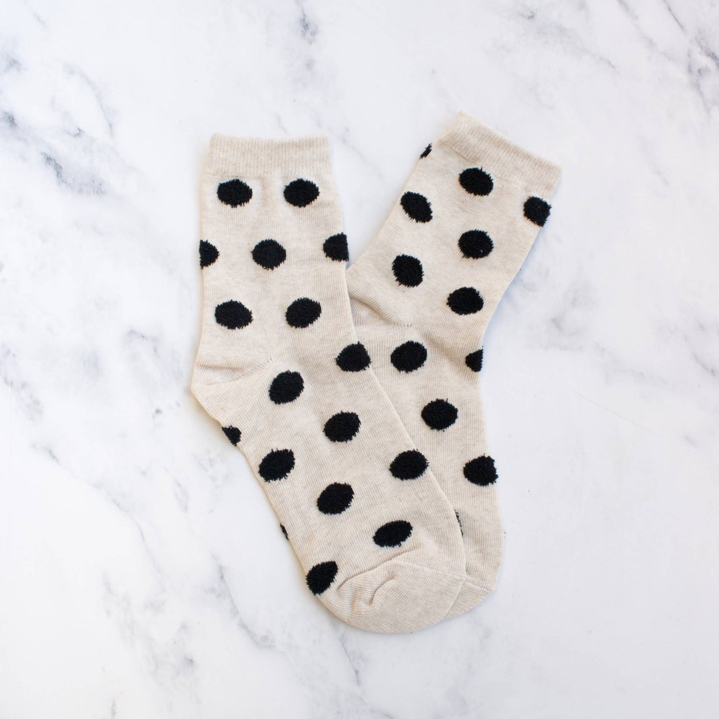 Women's Polka Dots Puff Casual Socks