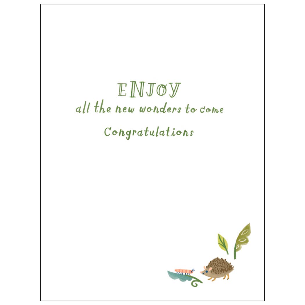 Woodland Welcome Baby Card