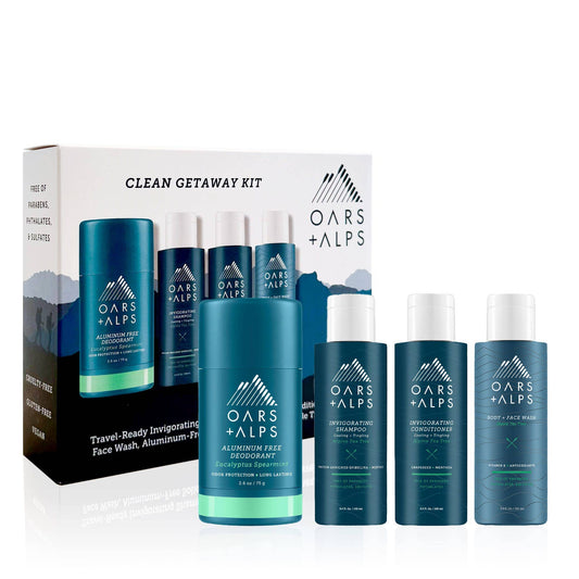 Clean Getaway Kit Men's Travel Essentials Gift Set