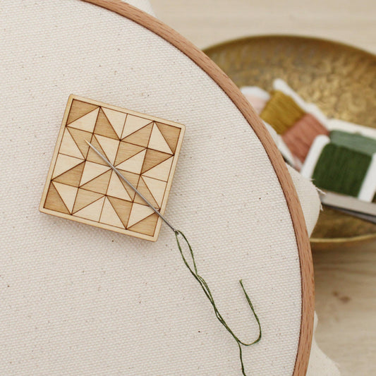 Wood Needle Minder