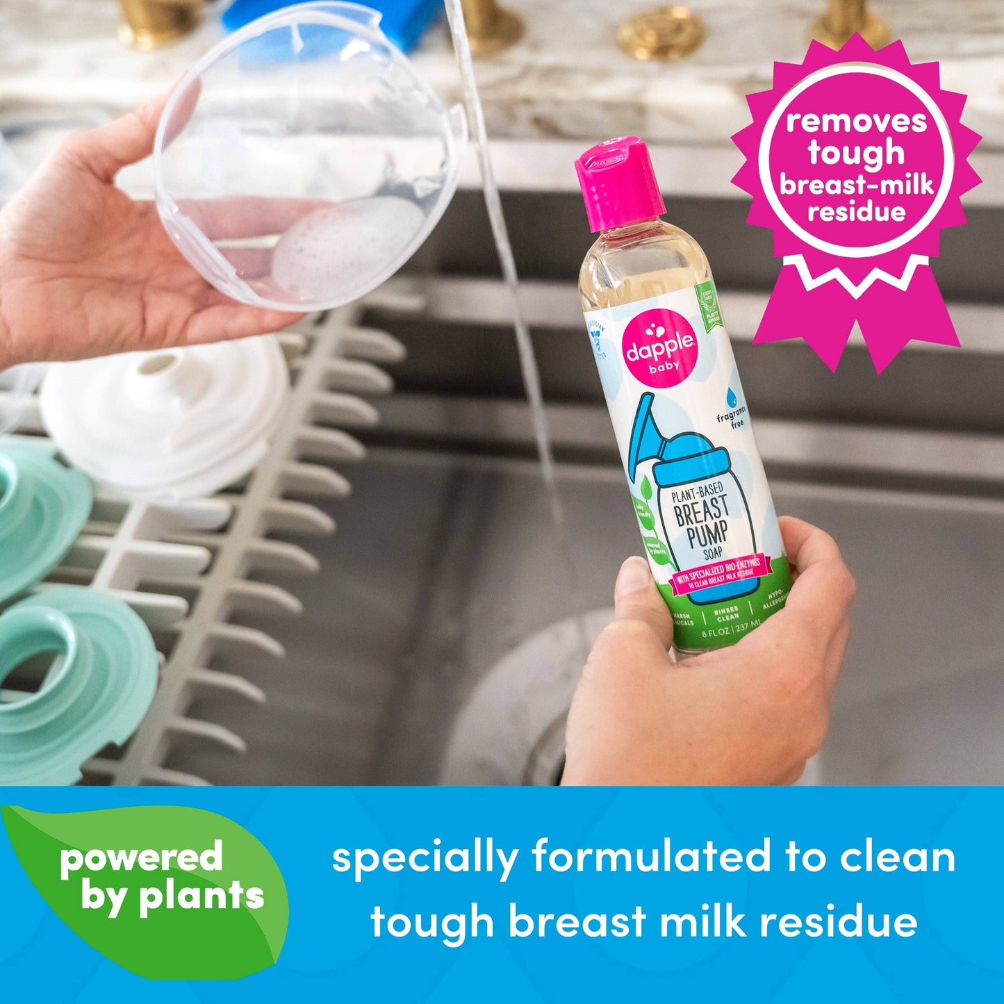 Dapple Baby Breast Pump Cleaner Soap 8 oz.