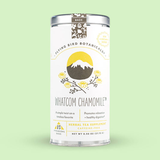 Whatcom Chamomile – 15 Tea Bag Tin