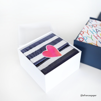 Navy Stripe Tissue Paper | Gift Wrap