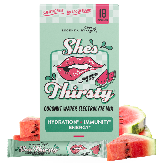 She’s Thirsty® Coconut Water Electrolyte Mix Watermelon