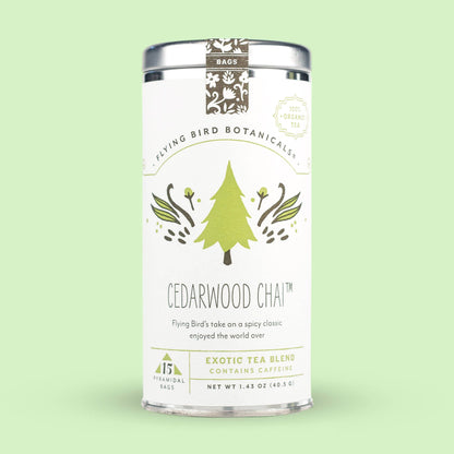 Cedarwood Chai – 15 Tea Bag Tin