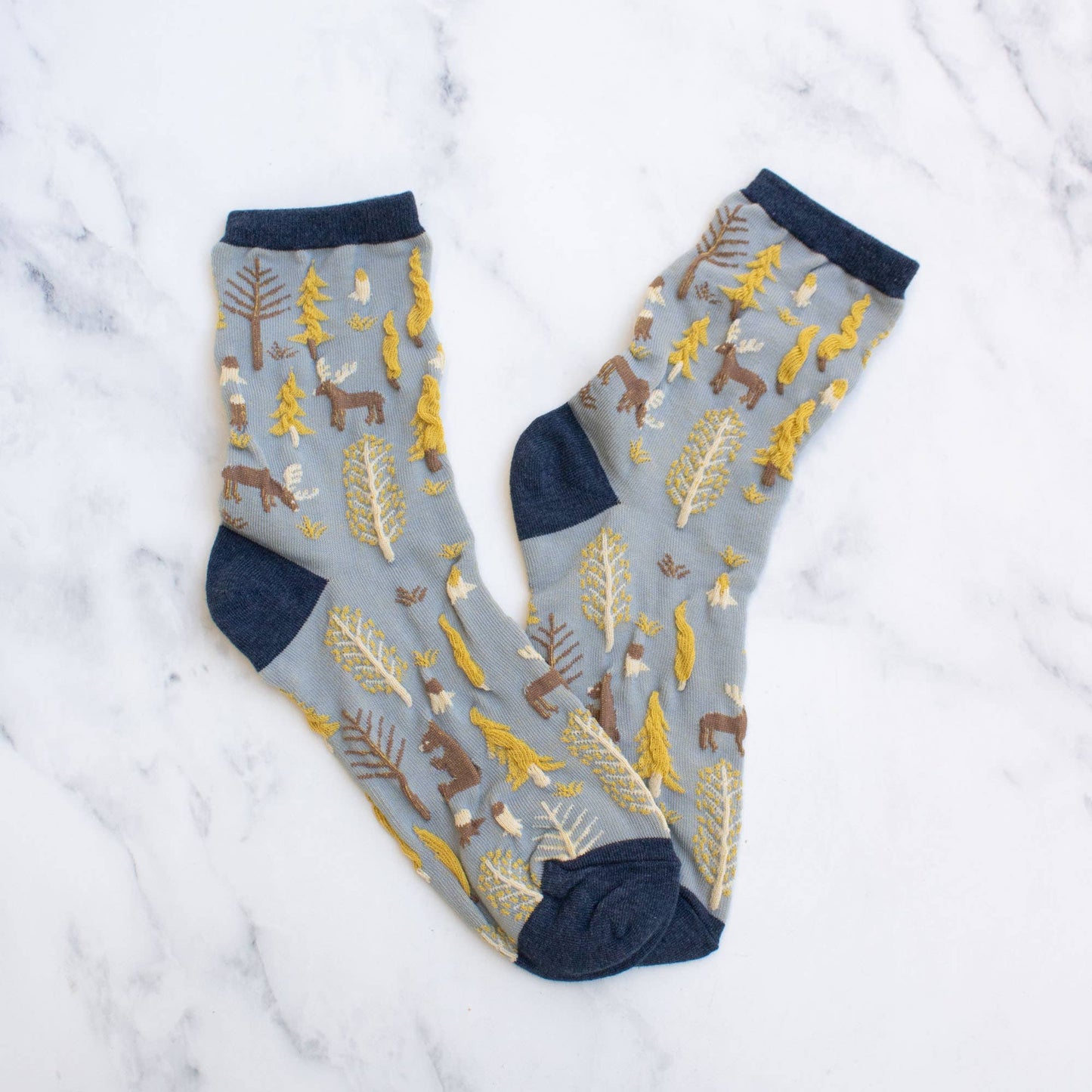 Winter Forest Casual Socks