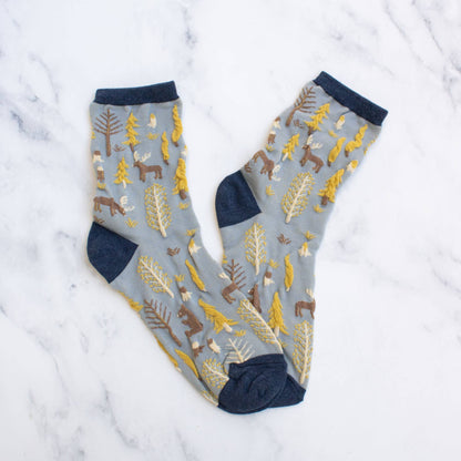 Winter Forest Casual Socks
