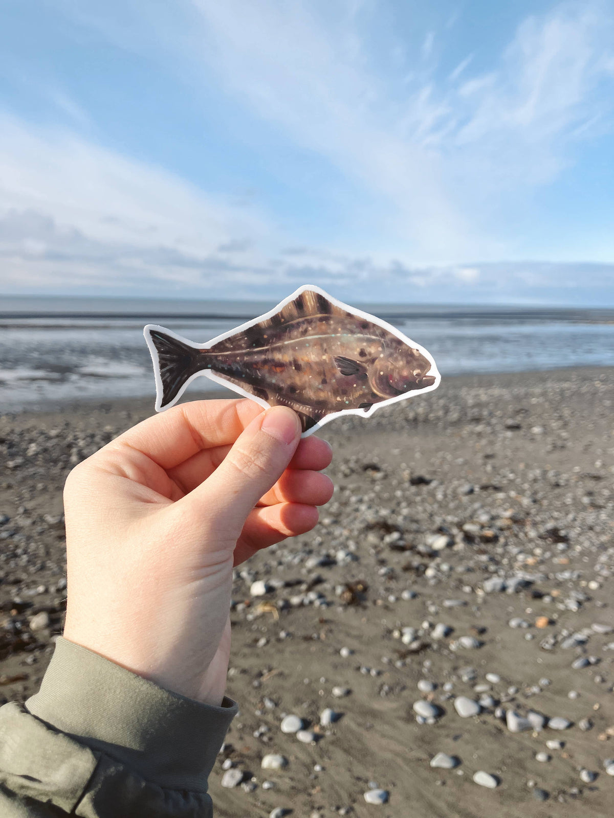 Halibut Sticker