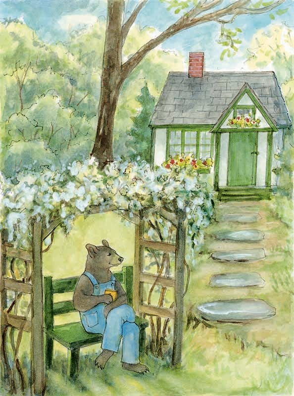 Bernard's Morning Tea Notecard