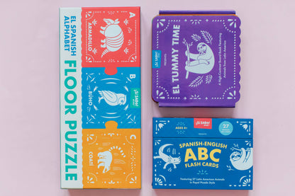 Spanish-English ABC Flash Cards: 27 Bilingual Alphabet Cards