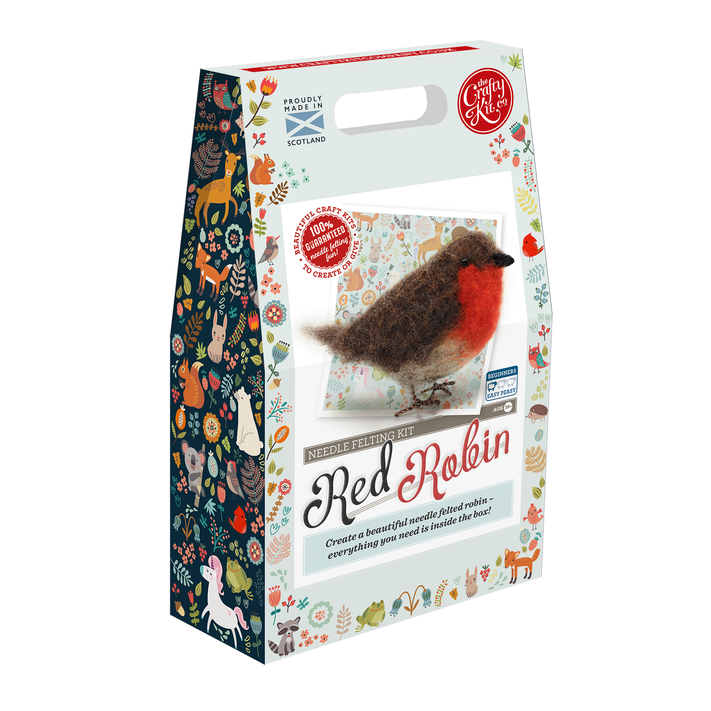 British Birds Red Robin Needle Felting Craft Kit