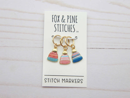 Fair Isle Hats | Stitch Markers
